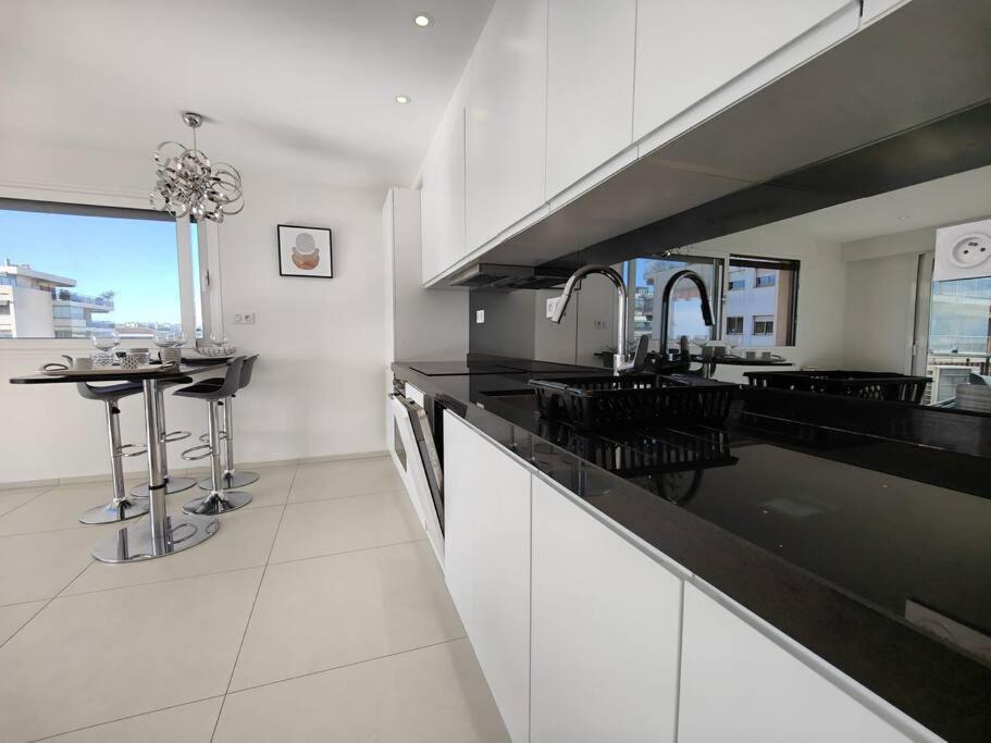 Cannes Vue Mer T2 61M²+ Parking Ngoại thất bức ảnh